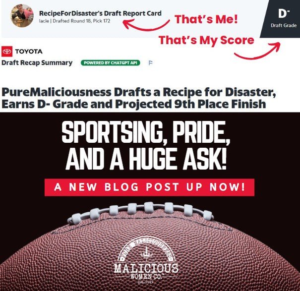 🏈 Sportsing, Pride, & 🙏 A Huge ASK!!! 🏈 - Malicious Women Co.