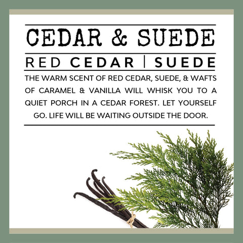Scent: Cedar & Suede