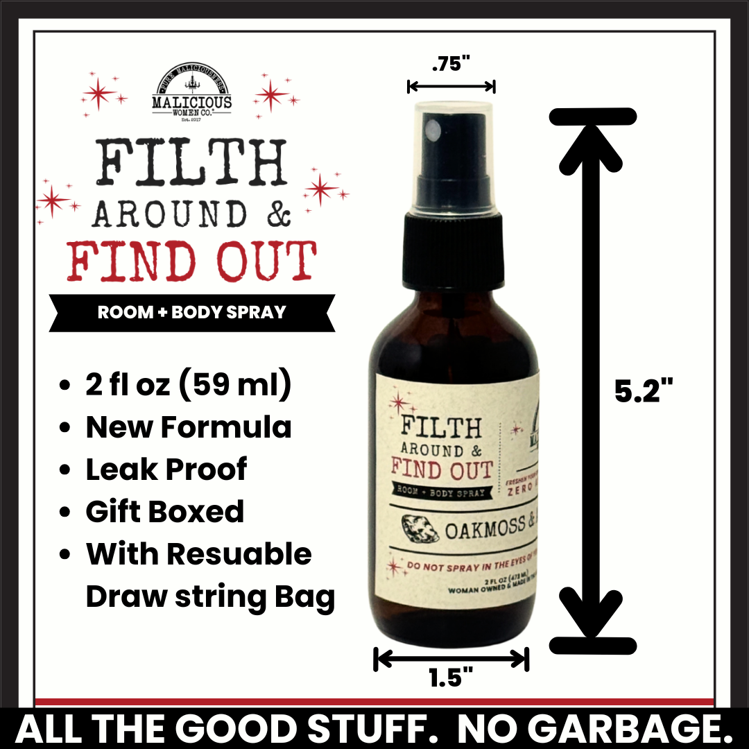 FAFO 2fl oz Glass Bottle Room/ Linen/ Body Spray - Select Your Scent