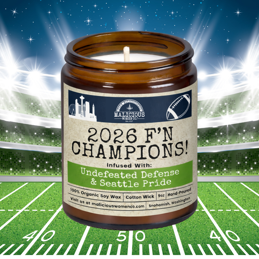 2026 F'N CHAMPIONS! 9oz Superb*wl Soy Candle