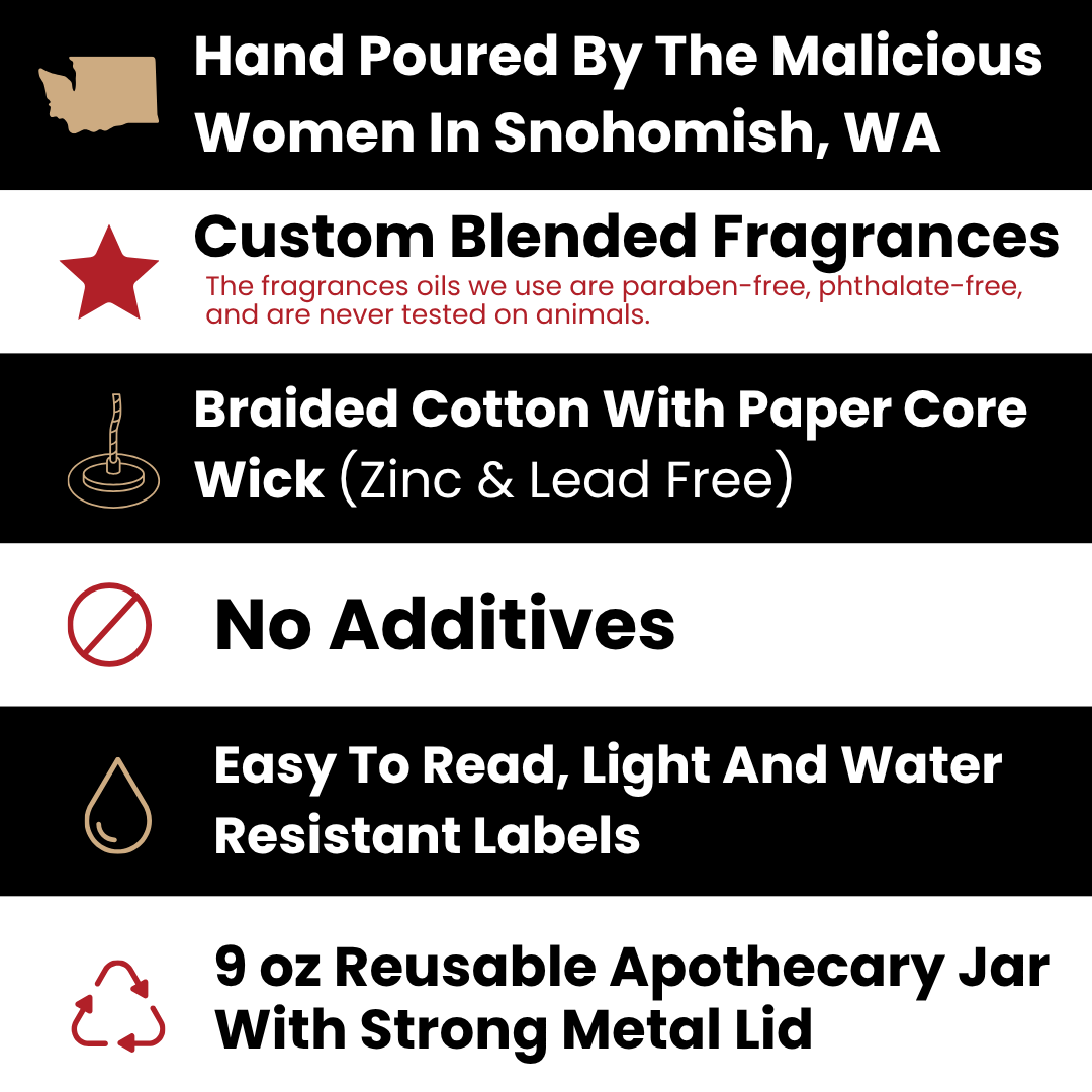 F*ck Your Abortion Law! | Scent: Rebel Rose | 9oz Political Candle | Malicious Women Co
