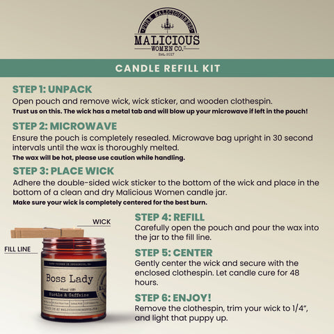 Melt -N- Pour Candle Refill Kit