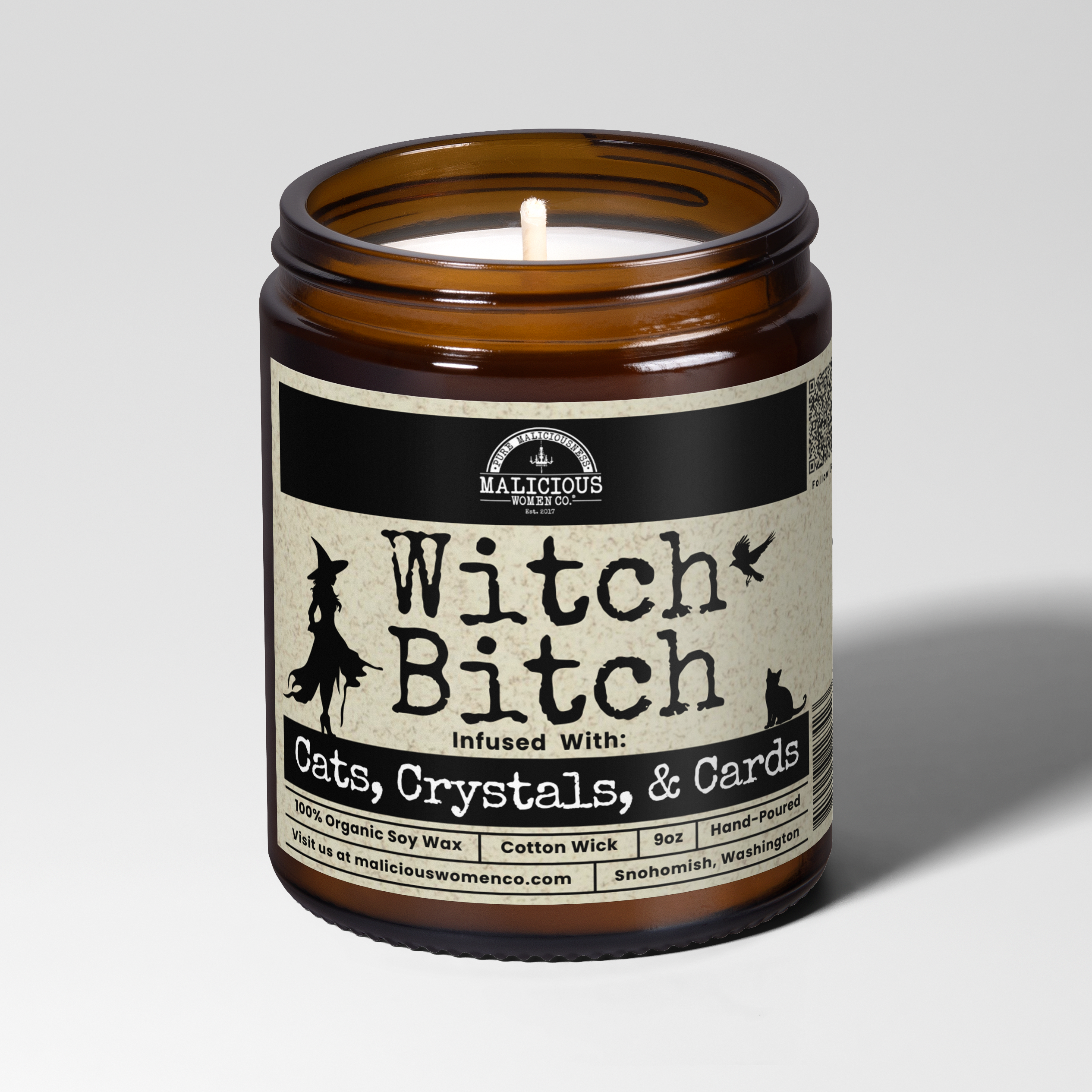 Witch Bitch 9oz Witch Candle Malicious Women Co