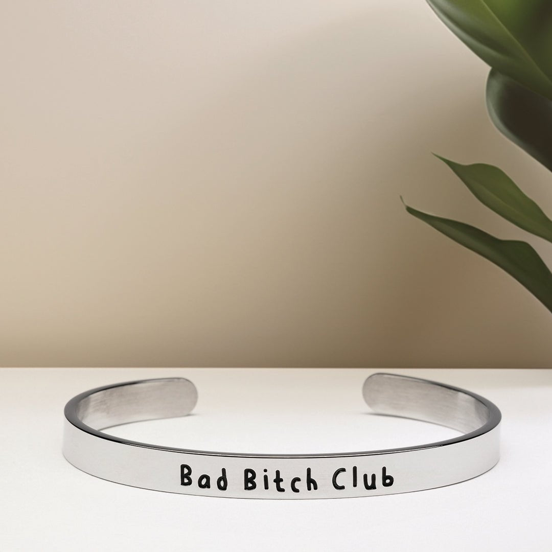 Bad Bitch Club - Bangle Bracelet - Malicious Women Co. -Jewelry
