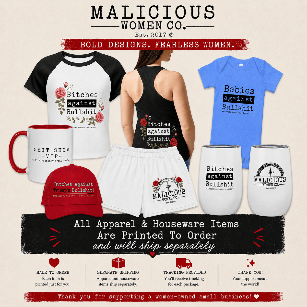 All Merch Photo