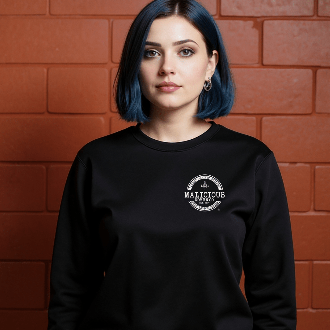 Bitches Against Bullshit Crewneck Sweater - Black - Malicious Women Co. - Apparel