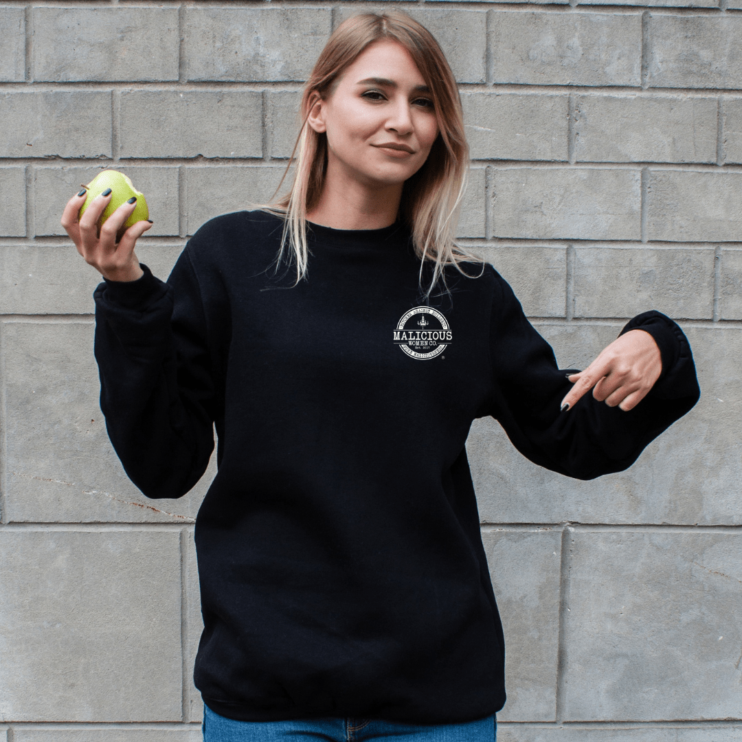 Bitches Against Bullshit Crewneck Sweater - Black - Malicious Women Co. - Apparel