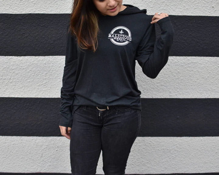 Bitches Against Bullshit Malicious Long - Sleeved T-Shirt Hoodie - Malicious Women Co. - Apparel