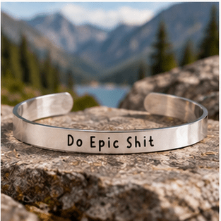 Do Epic Shit - Bangle Bracelet - Malicious Women Co.-Jewelry