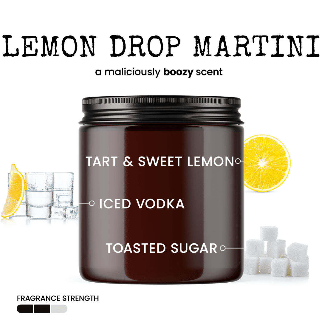 Drink Your F*cking Water 9oz Funny Candle Malicious Women Co - Malicious Women Co. - Candle