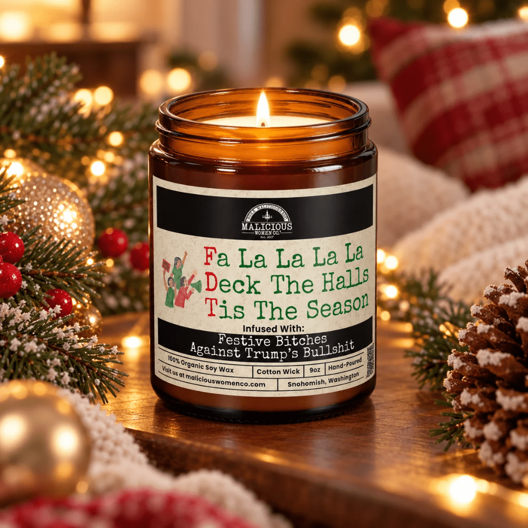 Fa La La La | 9oz Holiday Candle | Malicious Women Co. - Malicious Women Co.-Candle