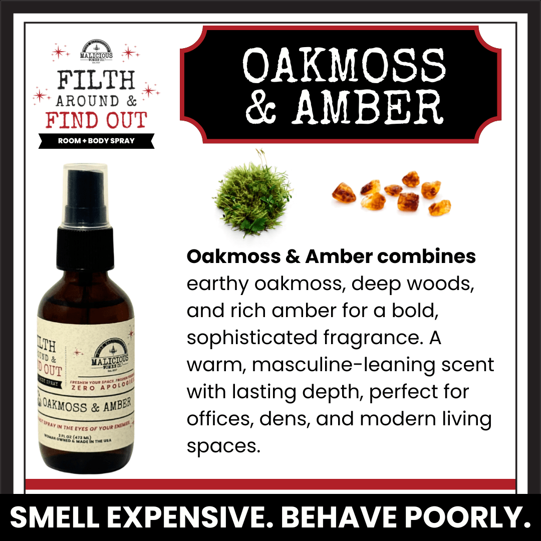 FAFO 2fl oz Glass Bottle Room/ Linen/ Body Spray - Select Your Scent - Malicious Women Co. -Household Cleaner