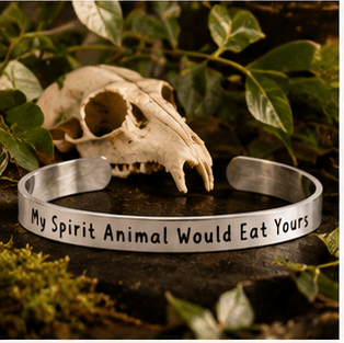 My Spirit Animal Would Eat Yours - Bangle Bracelet - Malicious Women Co.-Jewelry