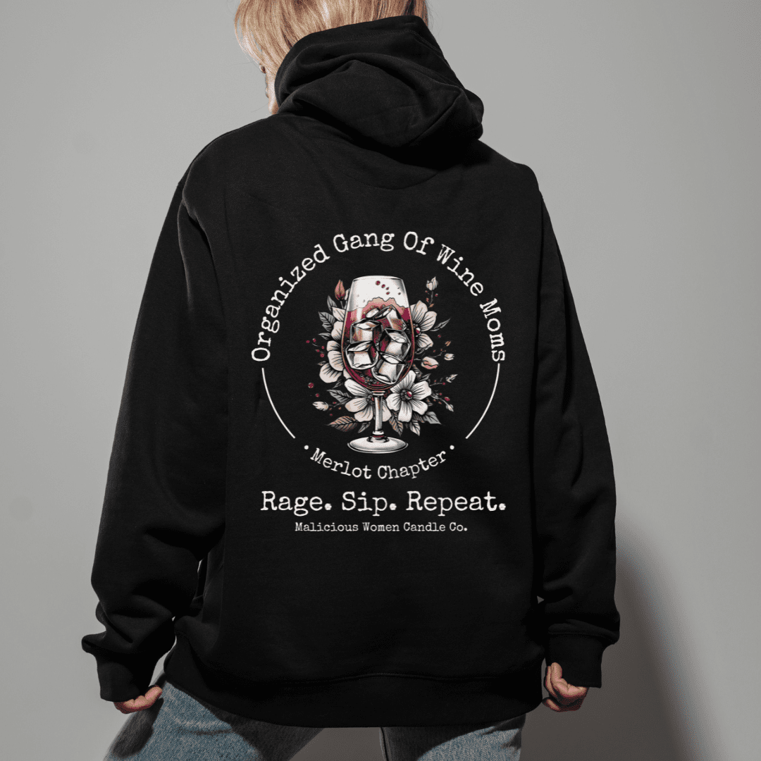 Organized Gang of Wine Moms - Pullover Hoodie - Malicious Women Co. - Apparel