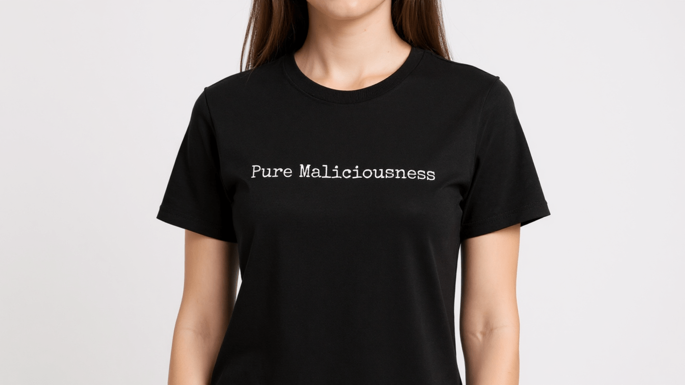 Pure Maliciousness V - Neck Tee Shirt (Copy) - Malicious Women Co. - Apparel