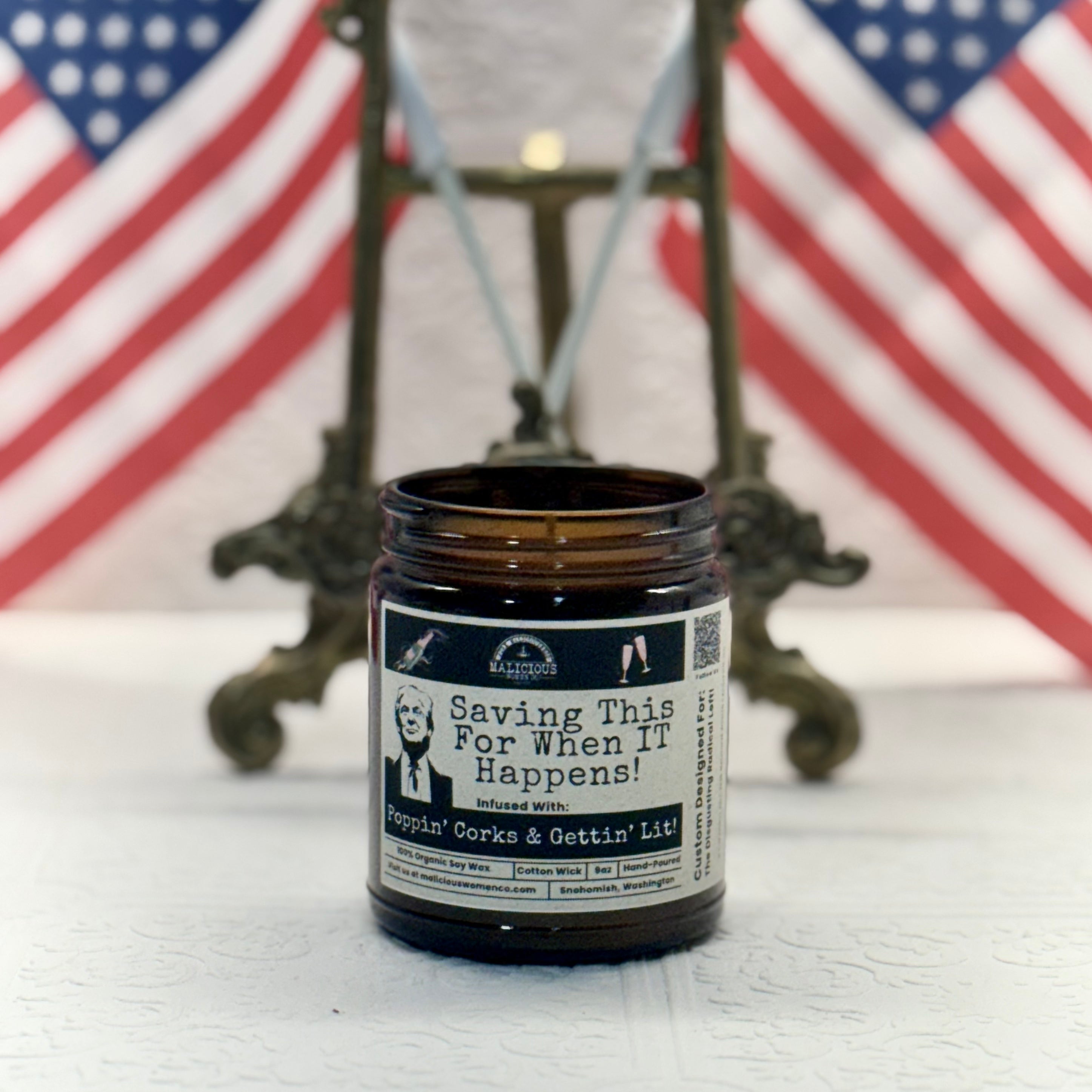 Saving This For Trump 9oz Political Candle Malicious Women Co - Malicious Women Co. - Candle