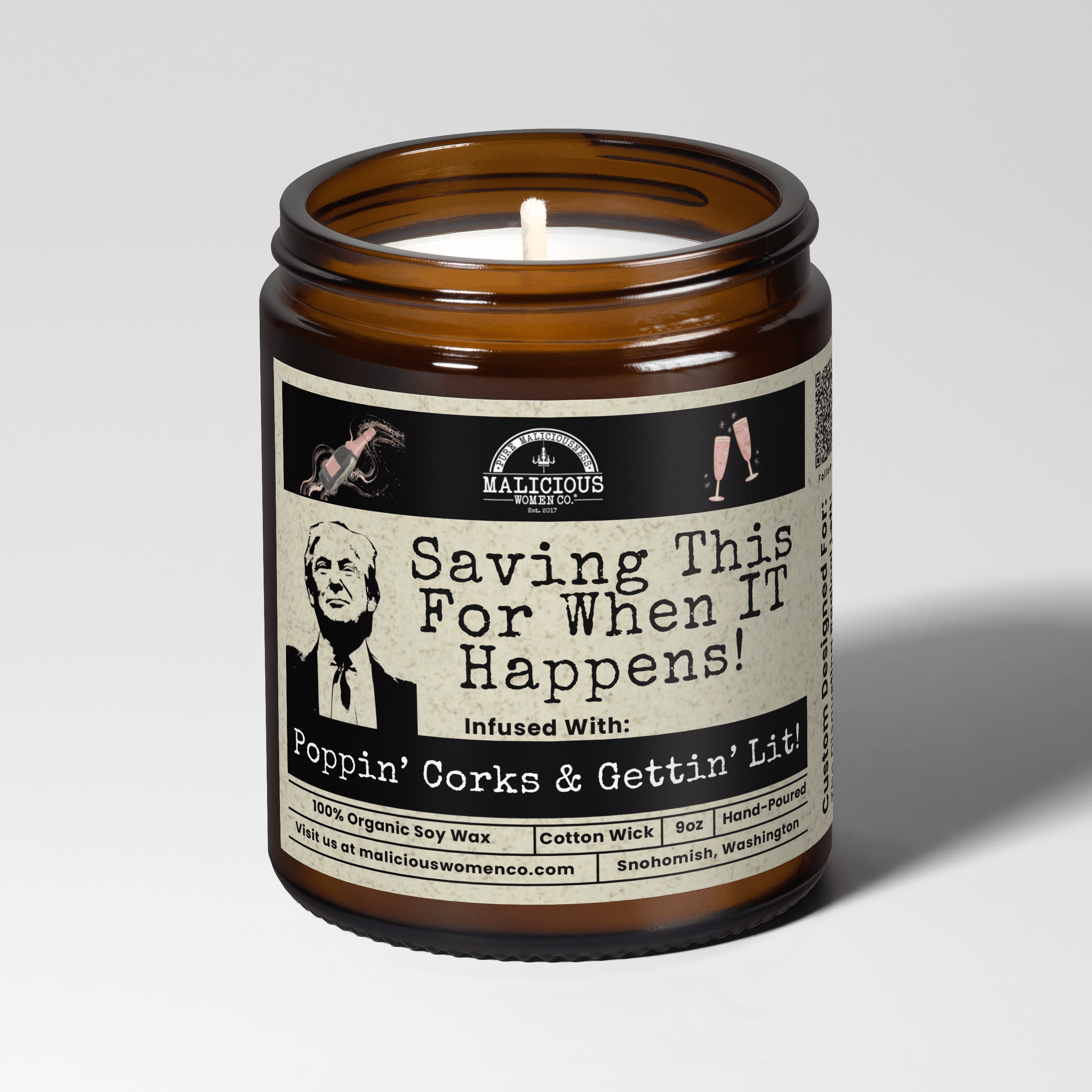 Saving This For Trump 9oz Political Candle Malicious Women Co - Malicious Women Co. - Candle