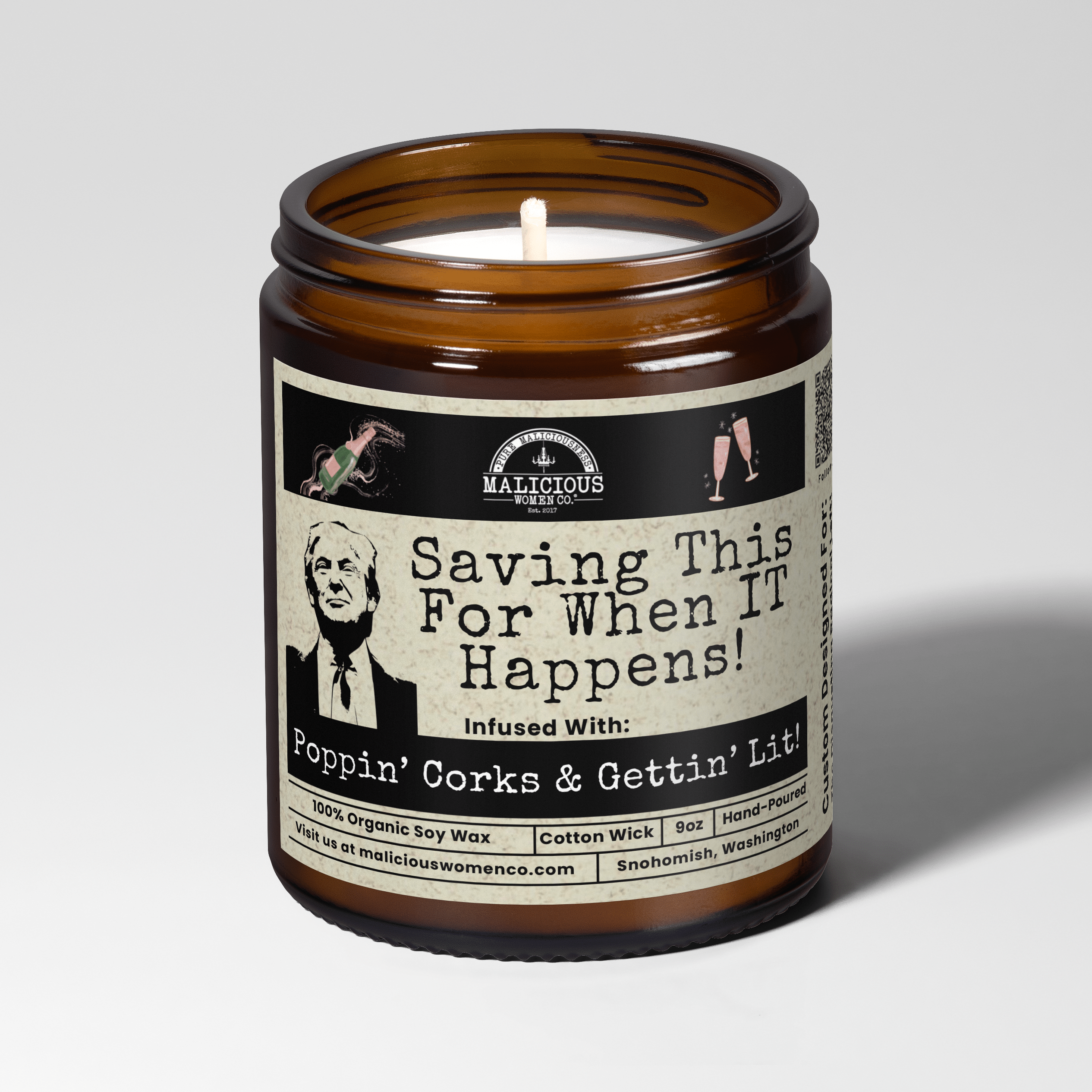 Saving This For Trump 9oz Political Candle Malicious Women Co - Malicious Women Co. - Candle