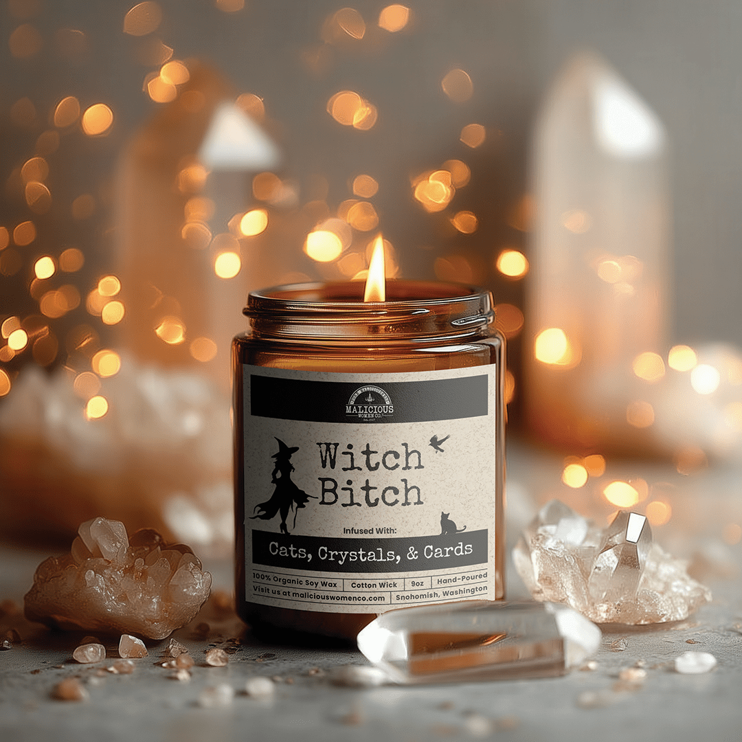 Witch Bitch 9oz Witch Candle Malicious Women Co - Malicious Women Co. - Candles