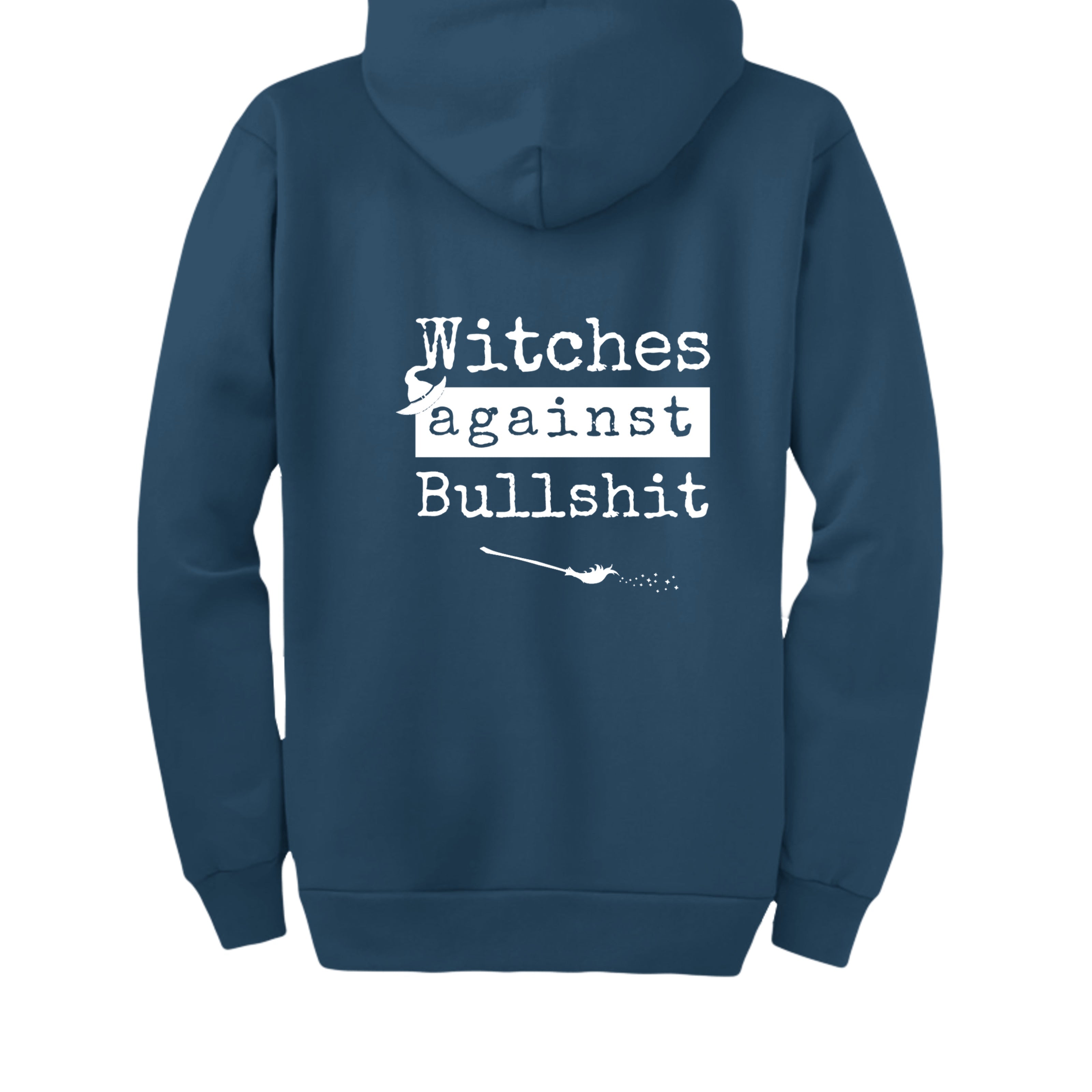 Witches Against Bullshit Zip-Up Hoodie - Malicious Women Co. -Apparel