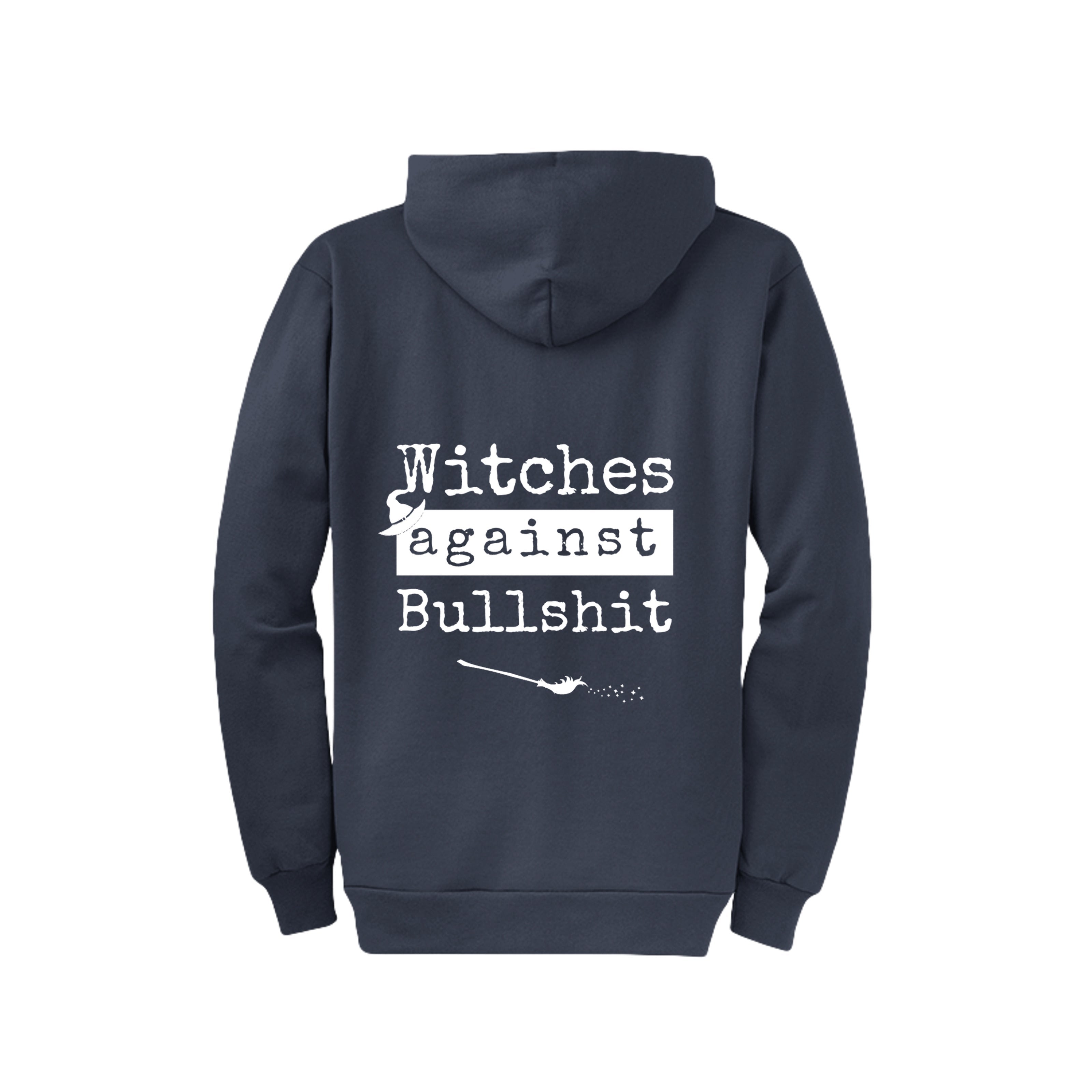 Witches Against Bullshit Zip-Up Hoodie - Malicious Women Co.-Apparel