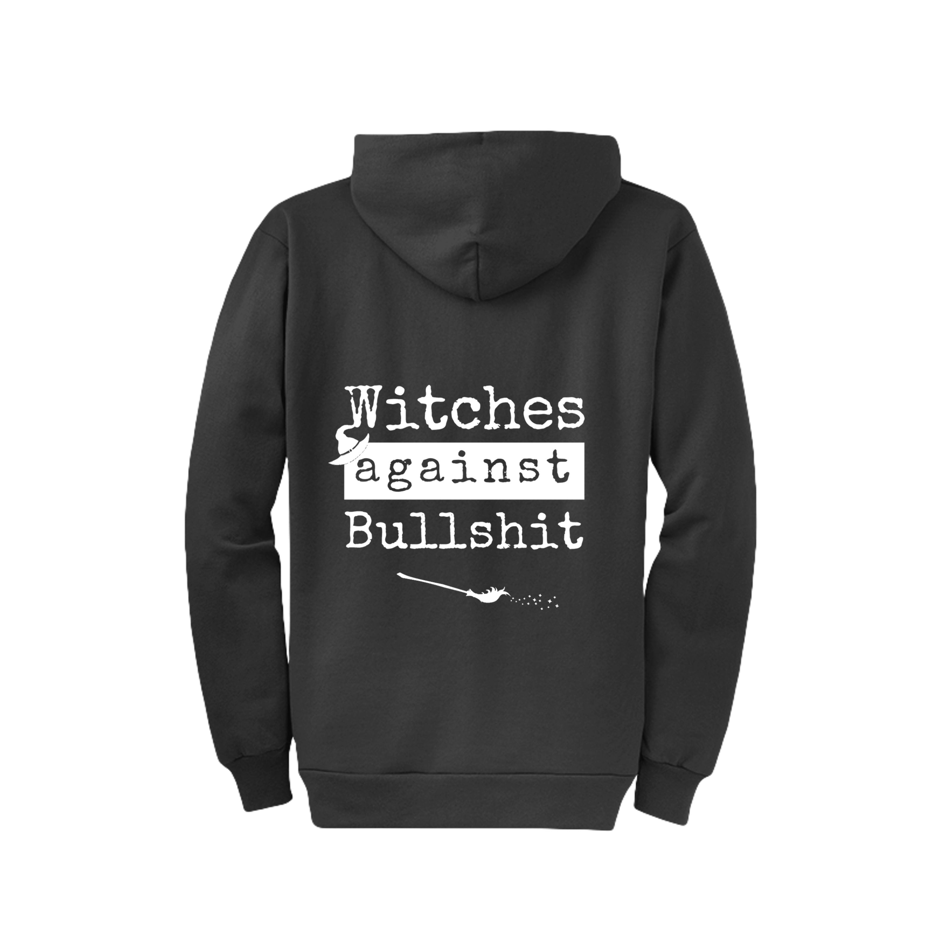 Witches Against Bullshit Zip-Up Hoodie - Malicious Women Co.-Apparel
