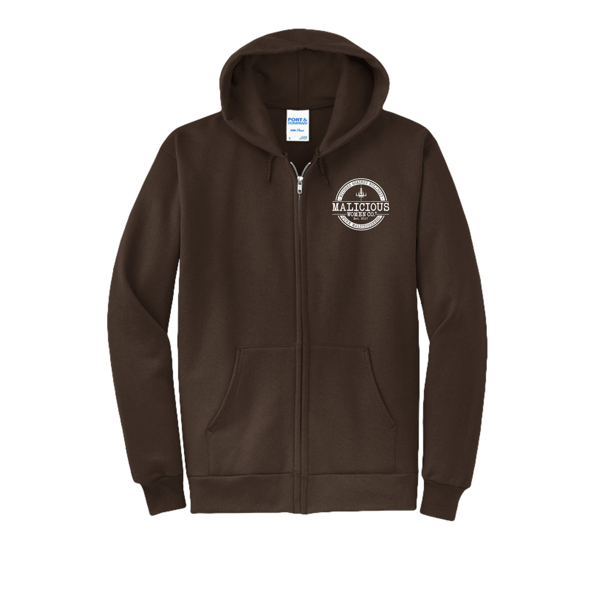Witches Against Bullshit Zip-Up Hoodie - Malicious Women Co.-Apparel