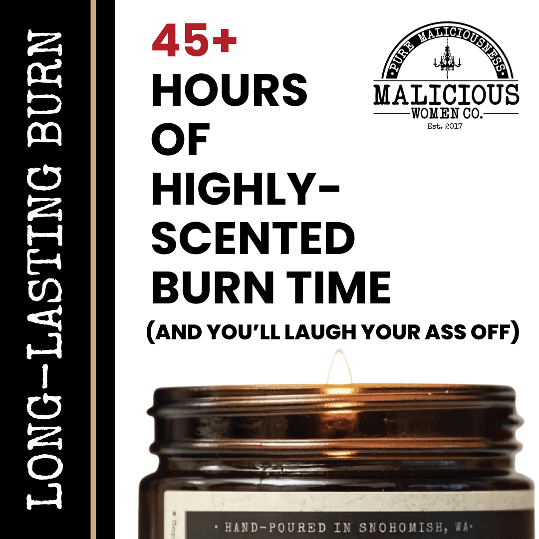 Witches Night In | Scent: Black Plum & Fig | 9oz Seasonal Candle | Malicious Women Co - Malicious Women Co. -Candle
