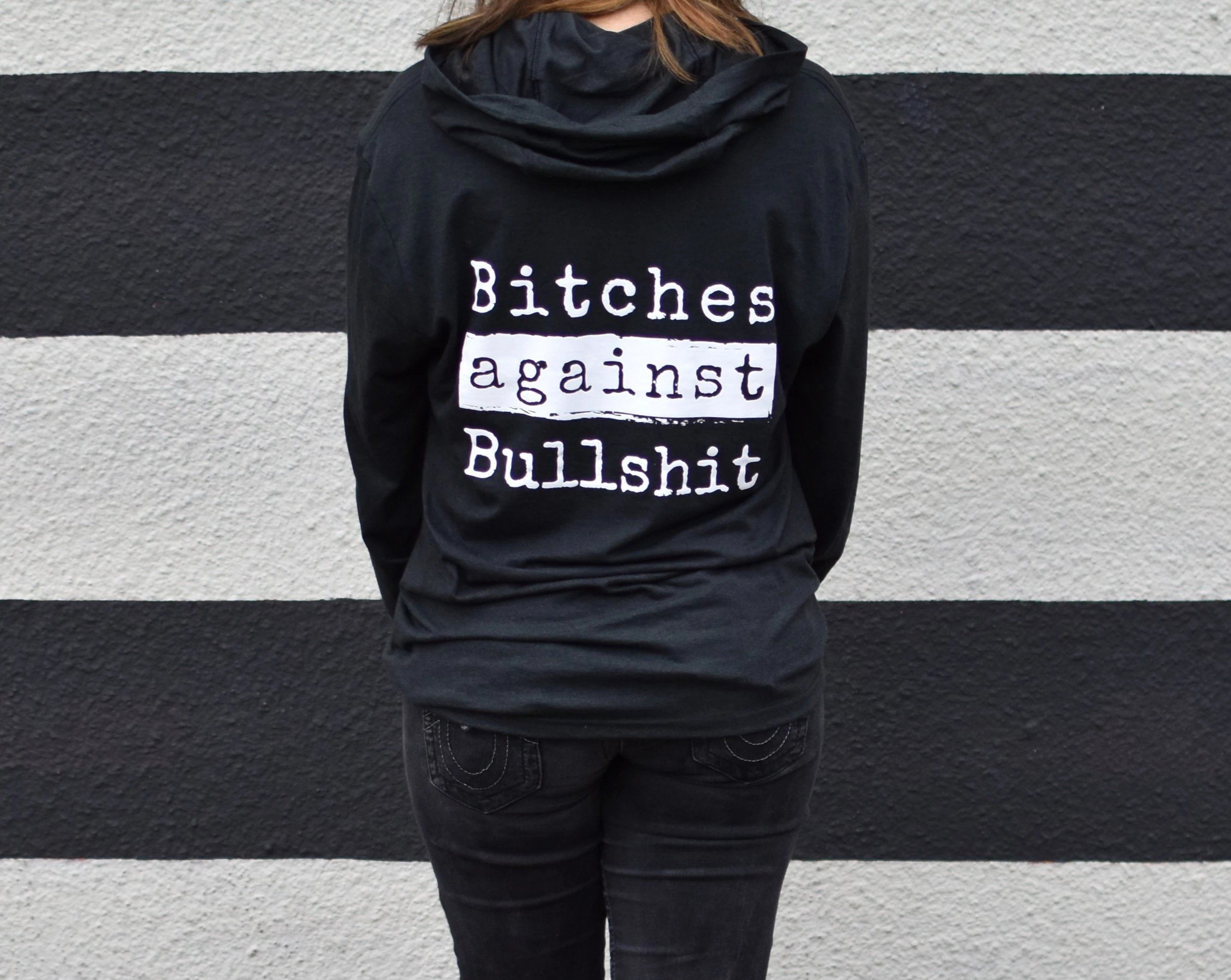 Bitches Against Bullshit Malicious Long-Sleeved T-Shirt Hoodie Apparel Malicious Women Candle Co. 