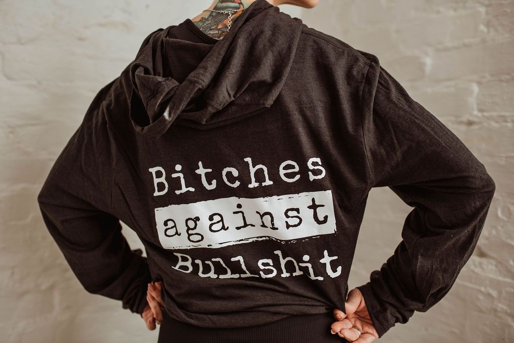 Bitches Against Bullshit Malicious Long - Sleeved T-Shirt Hoodie - Malicious Women Co. - Apparel