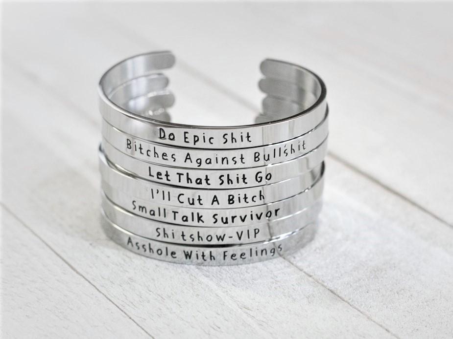 Malicious Misfit Crew - Bangle Bracelet - Malicious Women Co. -Jewelry