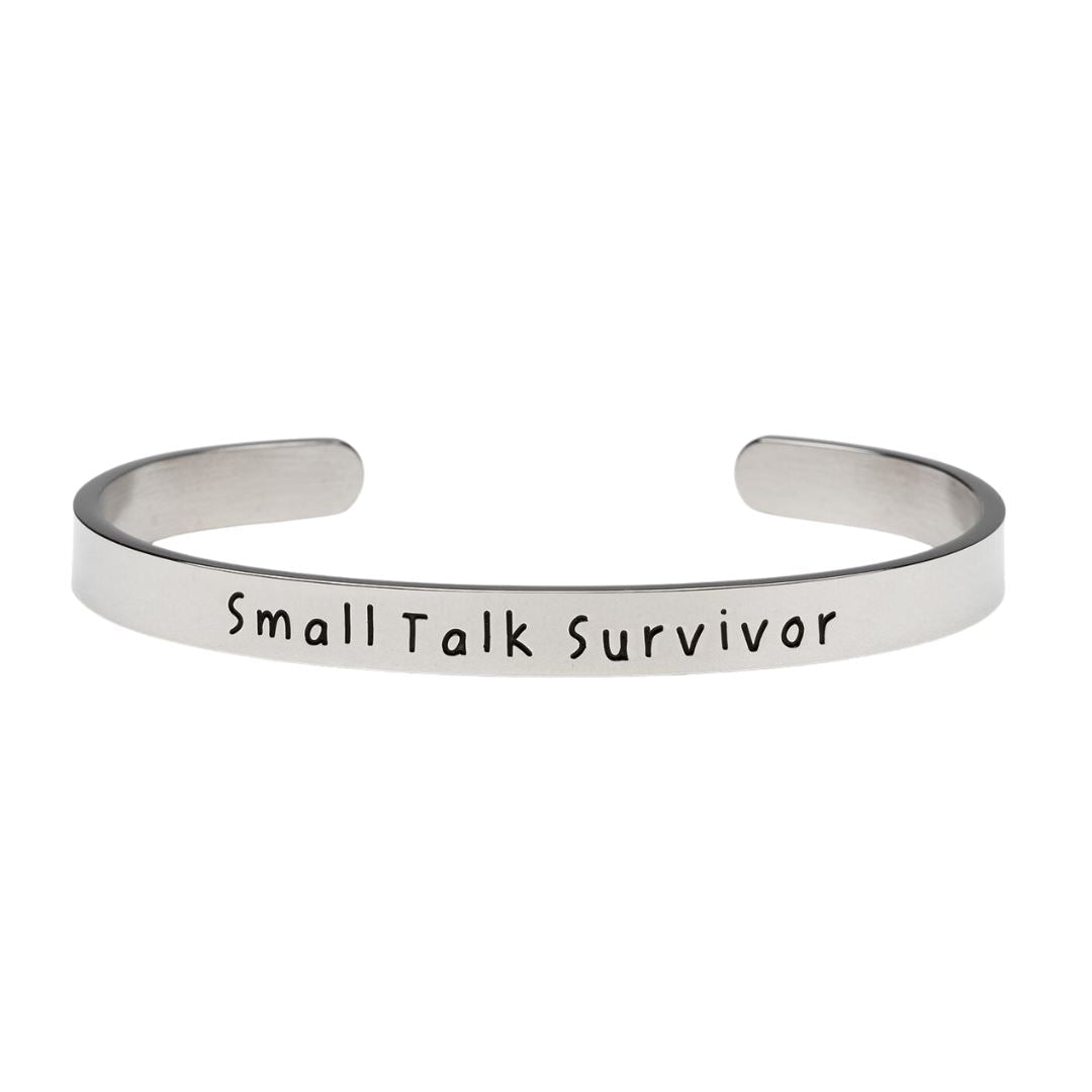 Small Talk Survivor - Bangle Bracelet - Malicious Women Co. -Jewelry